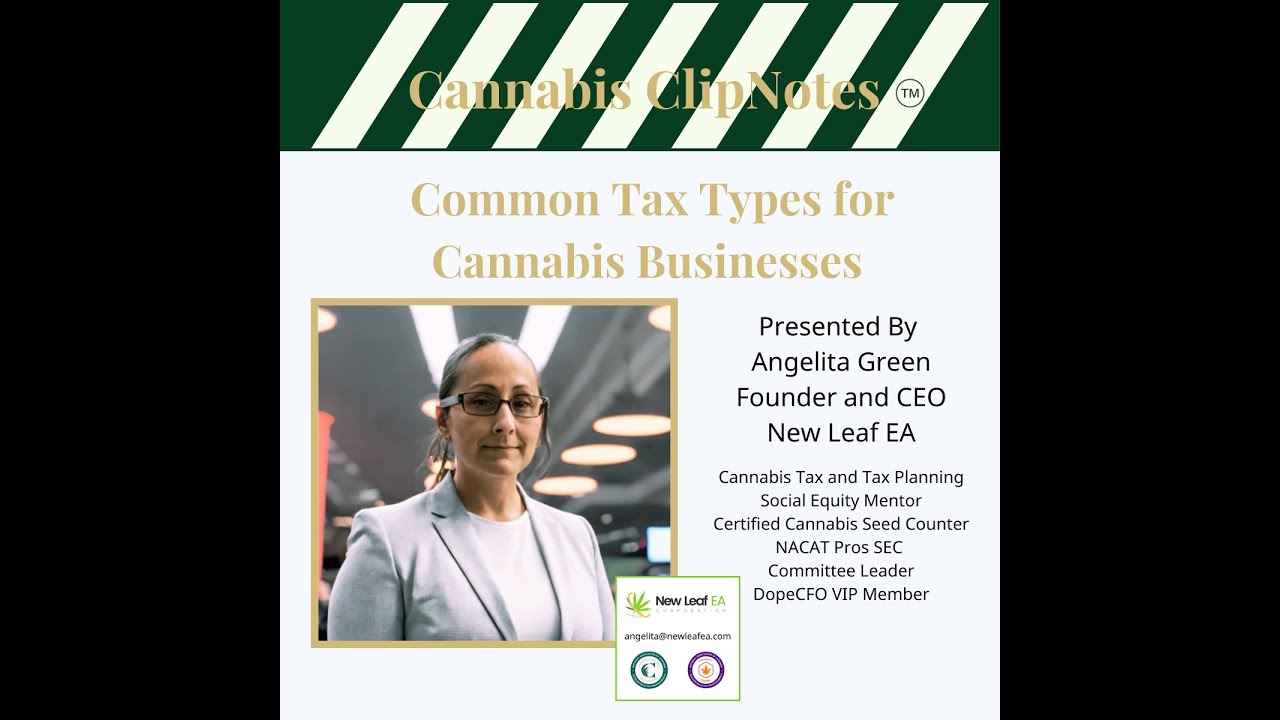 Common Tax Types for Cannabis Businesses