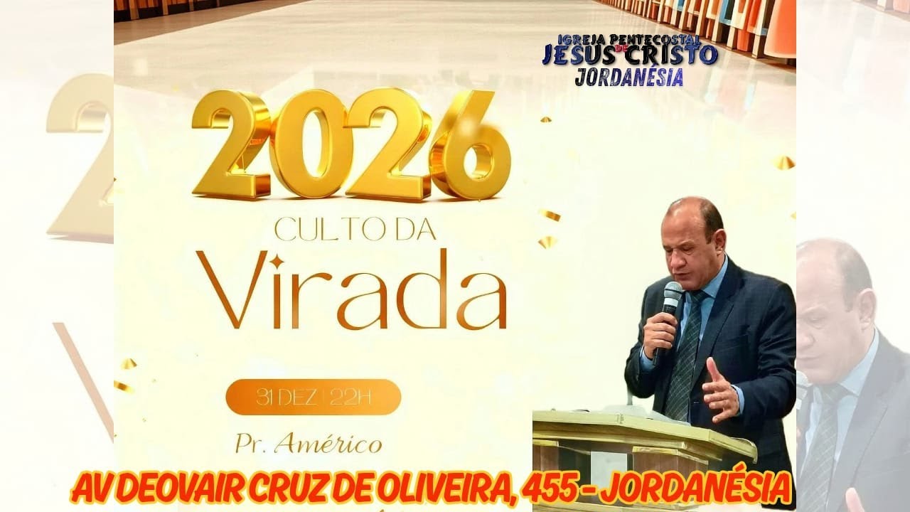 Culto da Virada - 31/12/2025  as: 22:00 hs