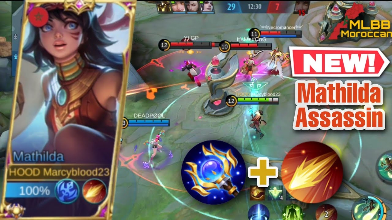 Mathilda mage build be like | Mobile Legends Morocco