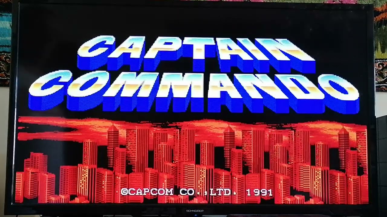 CAPTAIN COMMANDO Arcade Longplay CAPCOM 