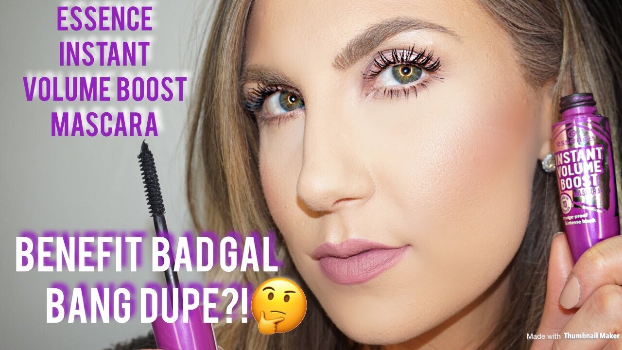 NEW! ESSENCE INSTANT VOLUME BOOST MASCARA | DUPE FOR BENEFIT?!