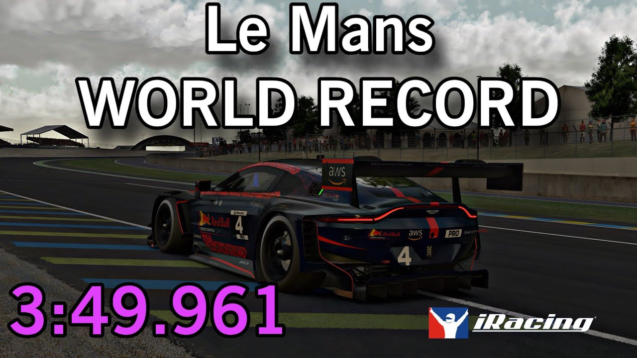 iRacing Le Mans World Record | Aston Martin GT3 EVO | 3:49.961
