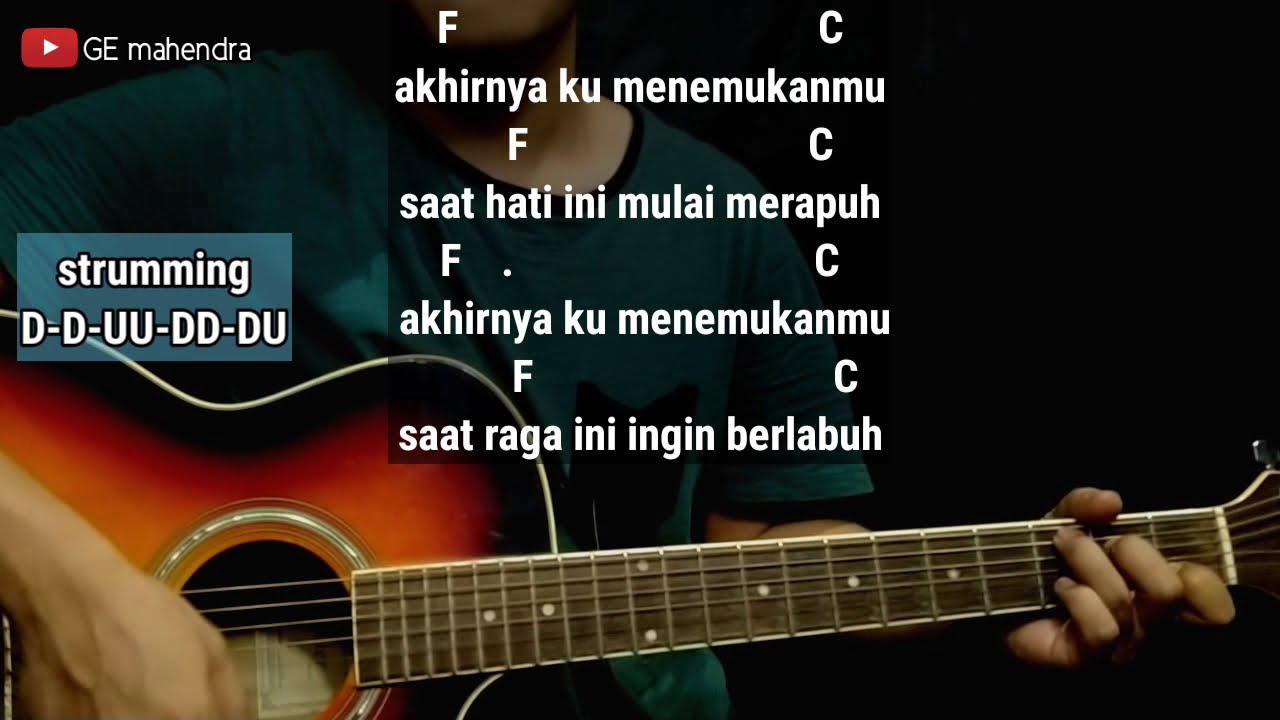 Kunci Gitar AKHIRNYA KU MENEMUKANMU - NAFF | Belajar Chord Gitar