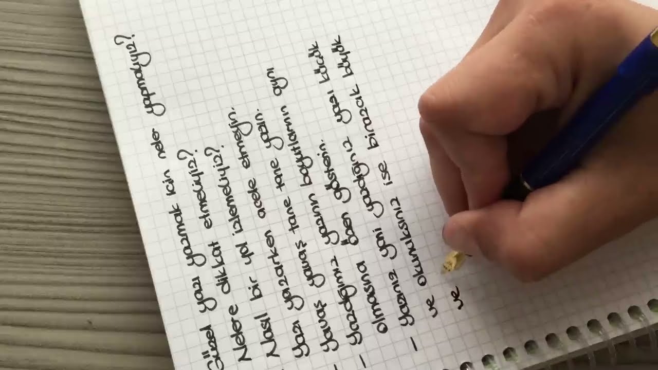 Güzel yazı yazmada Dikkat edilecek Hususlar !!!