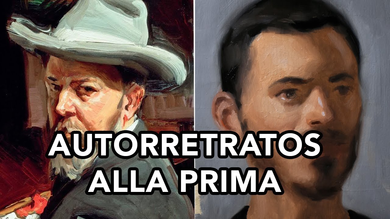 PINTAR ALLA PRIMA un RETRATO con 4 COLORES || autorretrato PALETA DE ZORN