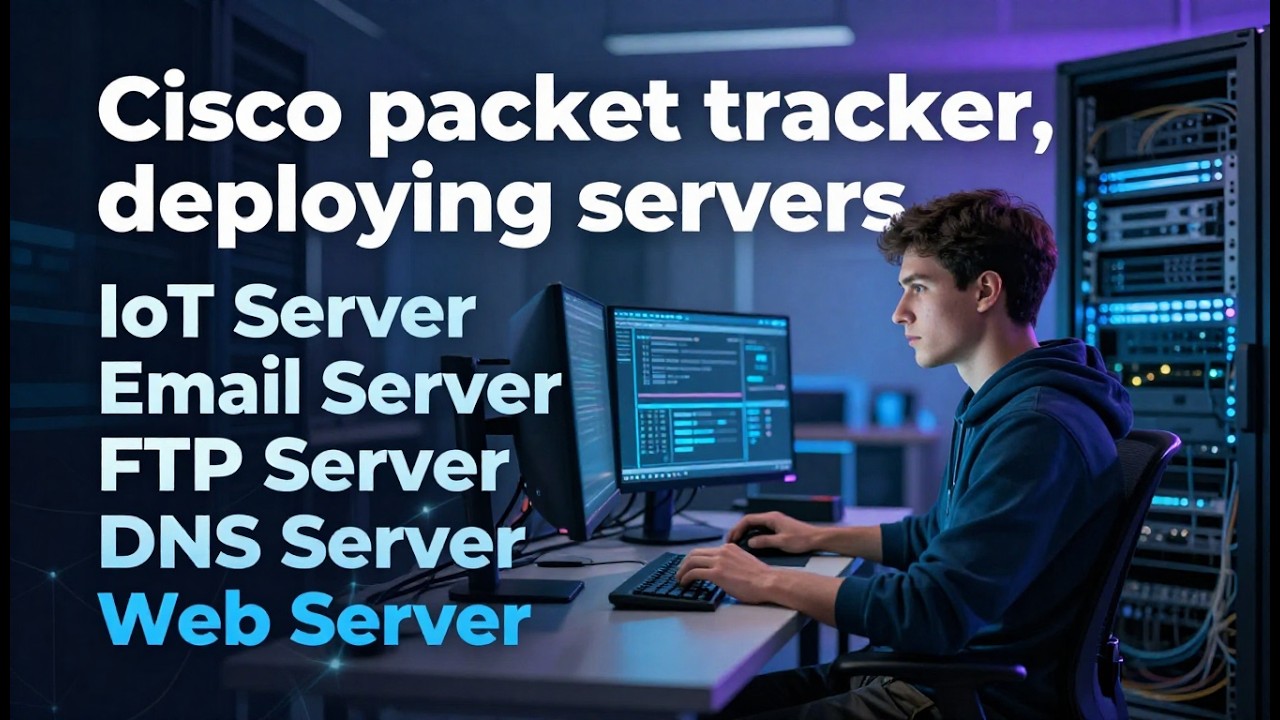 Baro Server Configuration Dhamaystiran | DNS, FTP, Email, Web & IoT – Cisco Packet Tracer Af-Somali