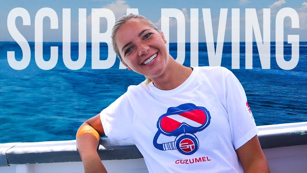 SCUBA DIVING IN COZUMEL - PADI Open Water Certification w/Tim & Fin &ScubaTony| Cozumel Travel Video