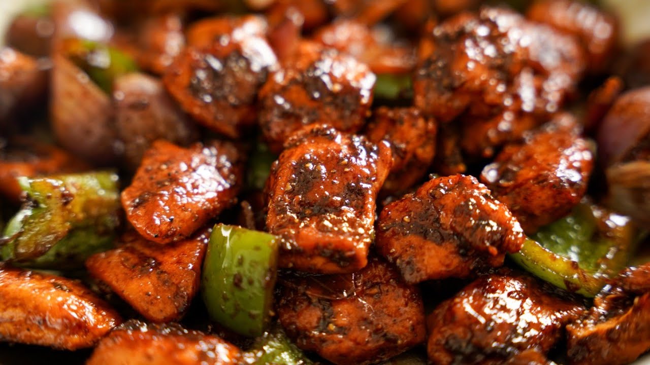 Chinese Black Pepper Chicken Recipe