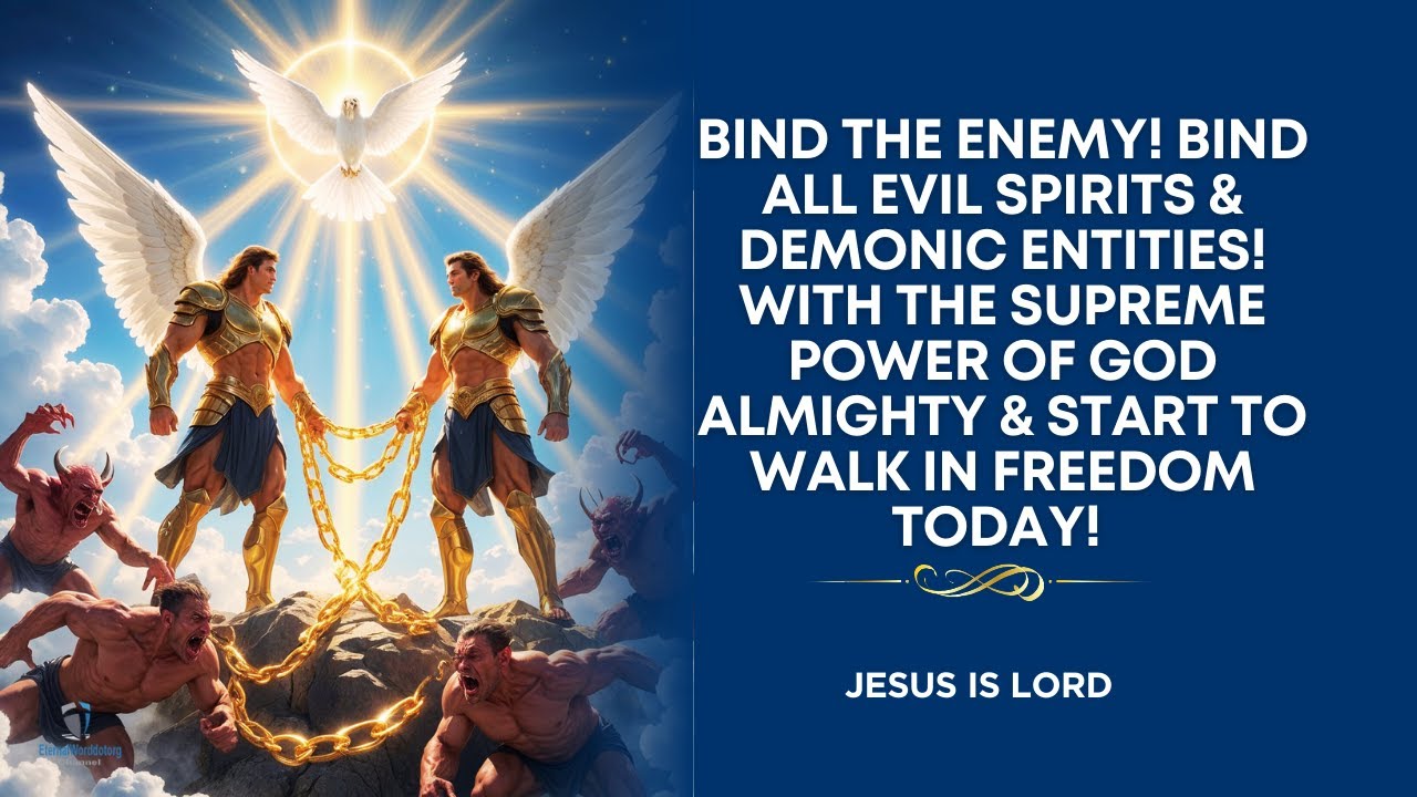 PRAYER TO BIND THE ENEMY | Binding Evil Spirits & Demons!