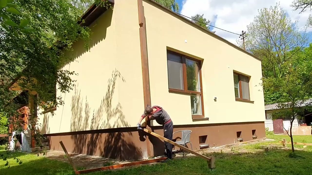 Taras - samodzielnie stawiam konstrukcję - Konstrukcja tarasu część 1