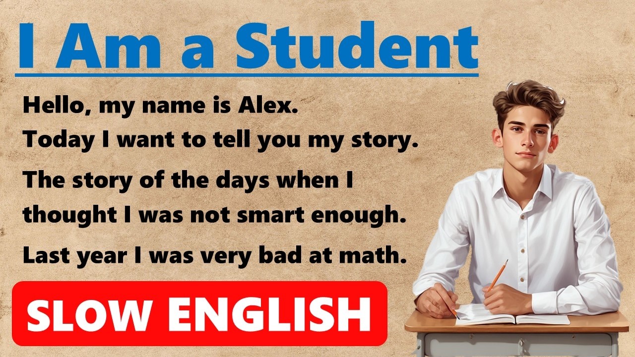 Easy English Learning Through Stories | I am a student | Very Helpful Story For begginers