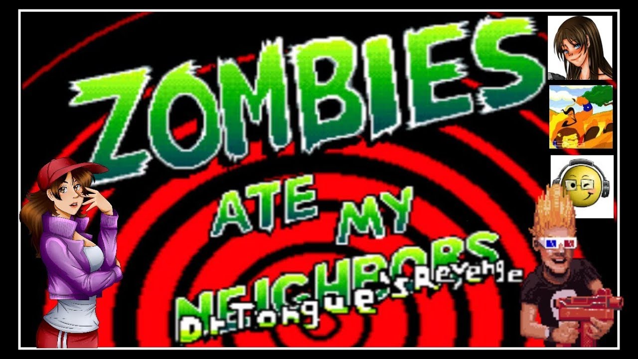 Zombies Ate My Neighbors: Dr Tongue's Revenge Co-op (2 Player) Longplay with Alyssa & Joseph
