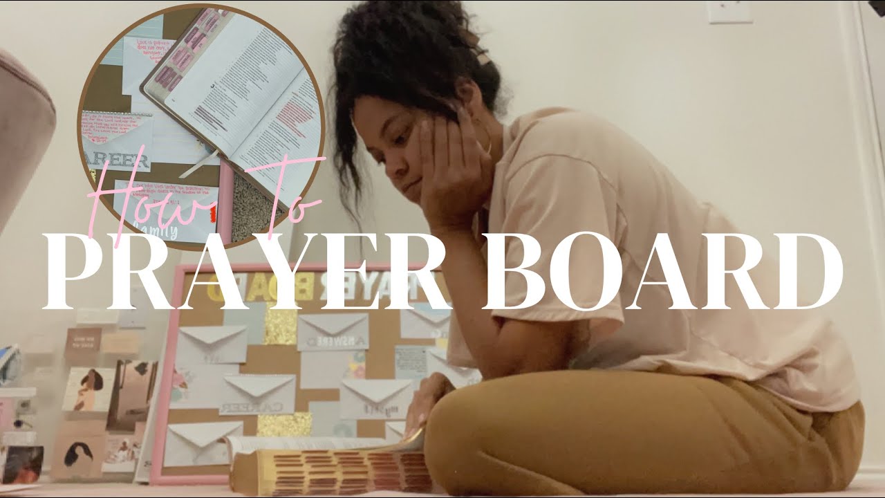 How to create a prayer board | Create your 2026 goals with God