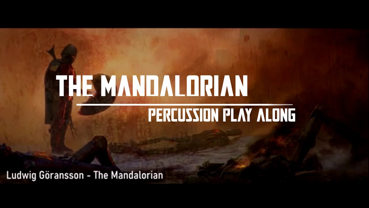 Mandalorian theme rhythm percussion rythmique PLAY ALONG (Re-Upload) + Partition/SheetMusic PDF