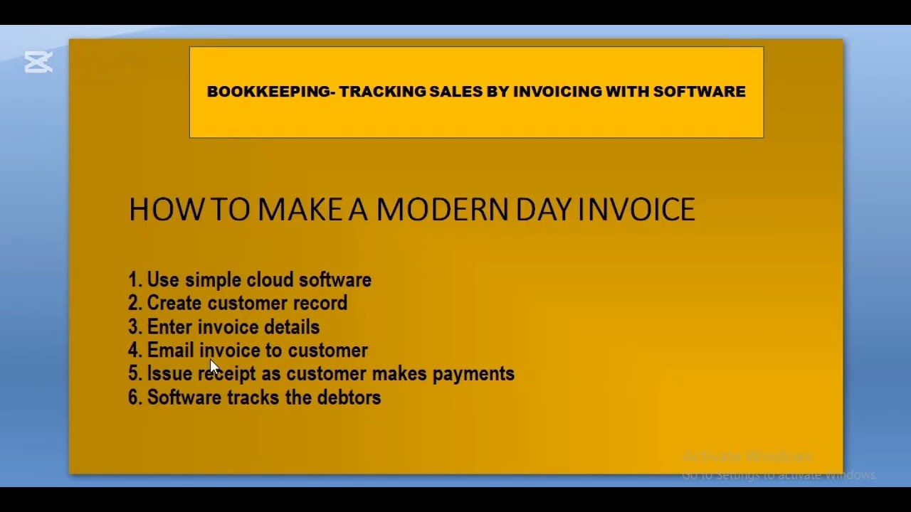 4 Tracking sales using Invoice 