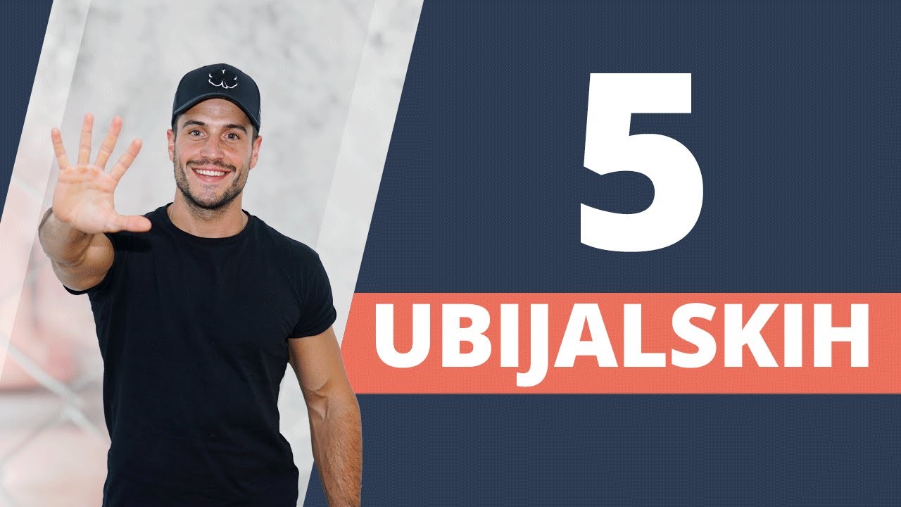 5 kardio vaj, ki topijo odvečno maščobo 🔥 (VODENI TRENING)