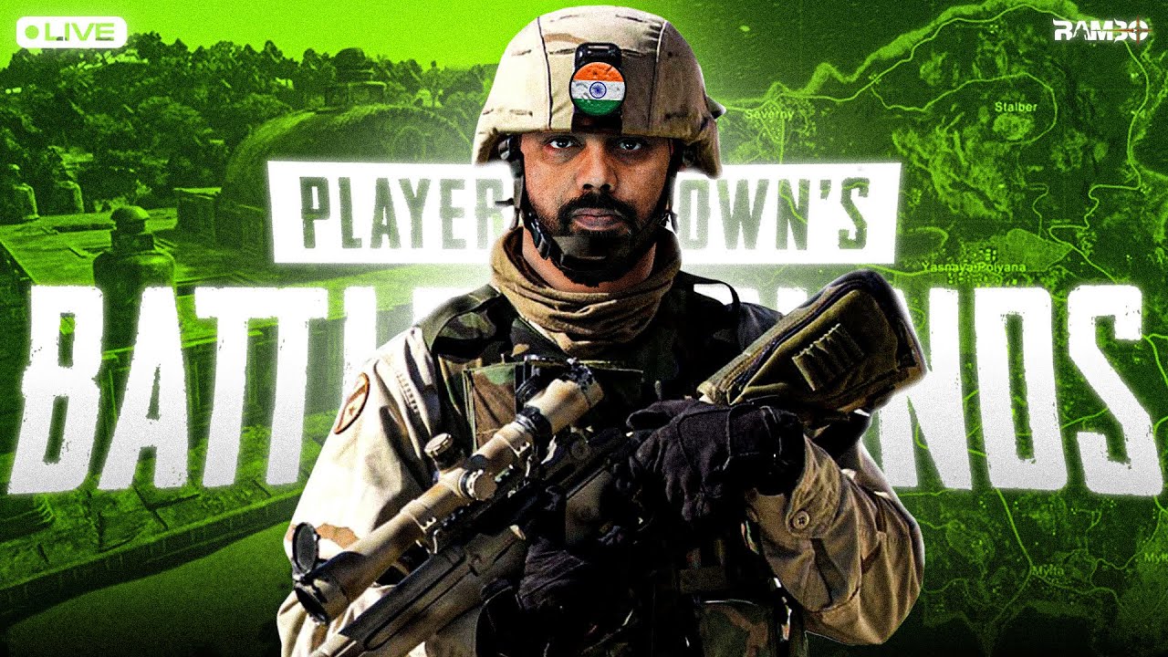 PUBG LIVE STREAM INDIA | LOW LATENCY | RG RAMBO