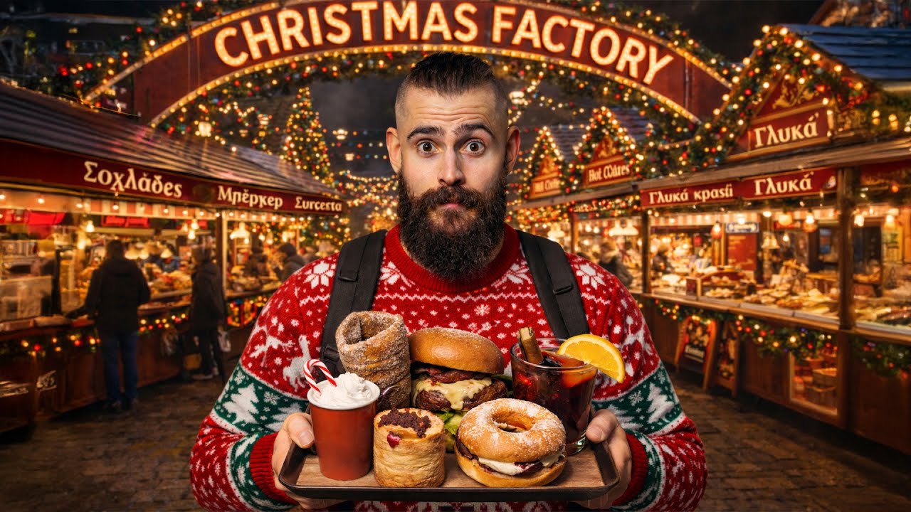 &Phi;ά&gamma;&alpha;&mu;&epsilon; &Omicron;&Lambda;&Alpha; &tau;&alpha; &Phi;&alpha;&gamma;&eta;&tau;ά &sigma;&tau;&omicron; Christmas Factory 🎄🍔