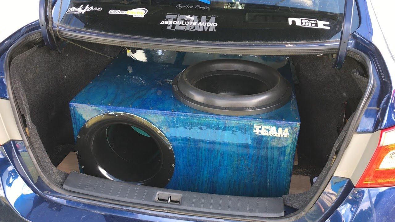 ONE LOUD 18 IN THIS TRUNK BUILD