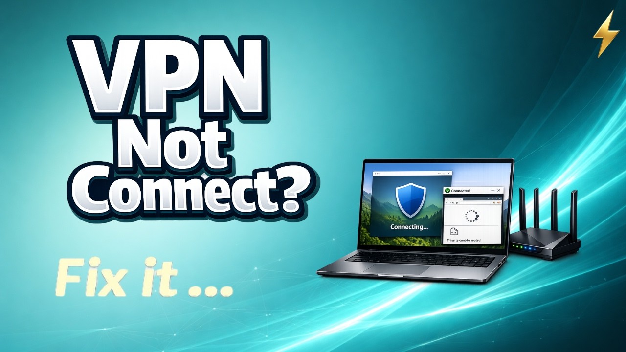 VPN Not Connecting on Windows (2026)? Fix NordVPN / ProtonVPN + &ldquo;Connected but No Internet&rdquo;