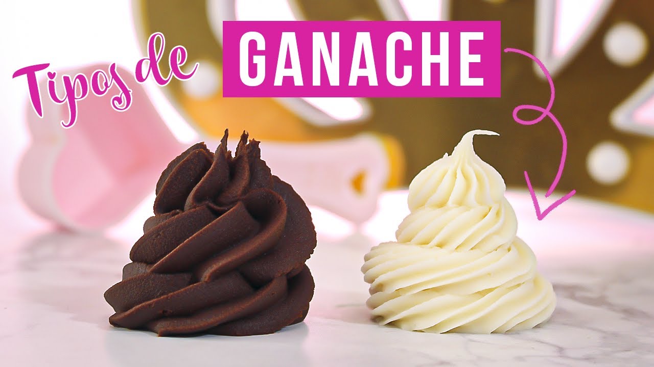 TUTORIAL 2 TIPOS DE GANACHE 😊🎂 Receta ganache de chocolate y ganache de chocolate blanco para forrar