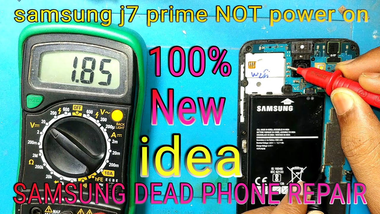 samsung dead phone repair. samsung j7 prime 2 Not power on fix.