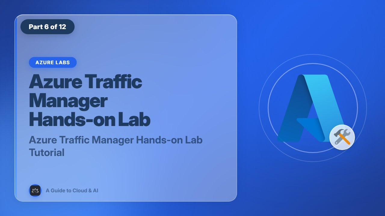 Azure Traffic Manager Hands-on Lab Tutorial