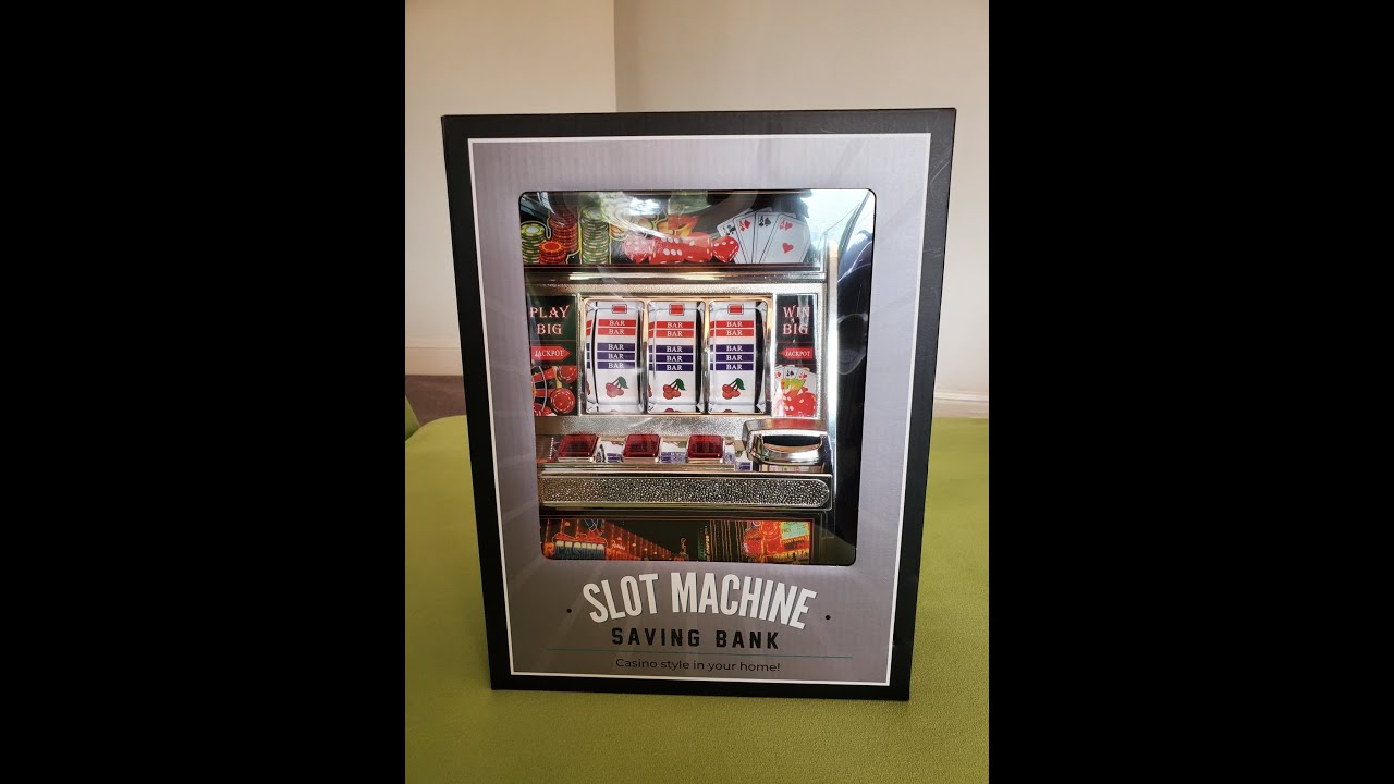 Slot Machine Savings Bank Unboxing