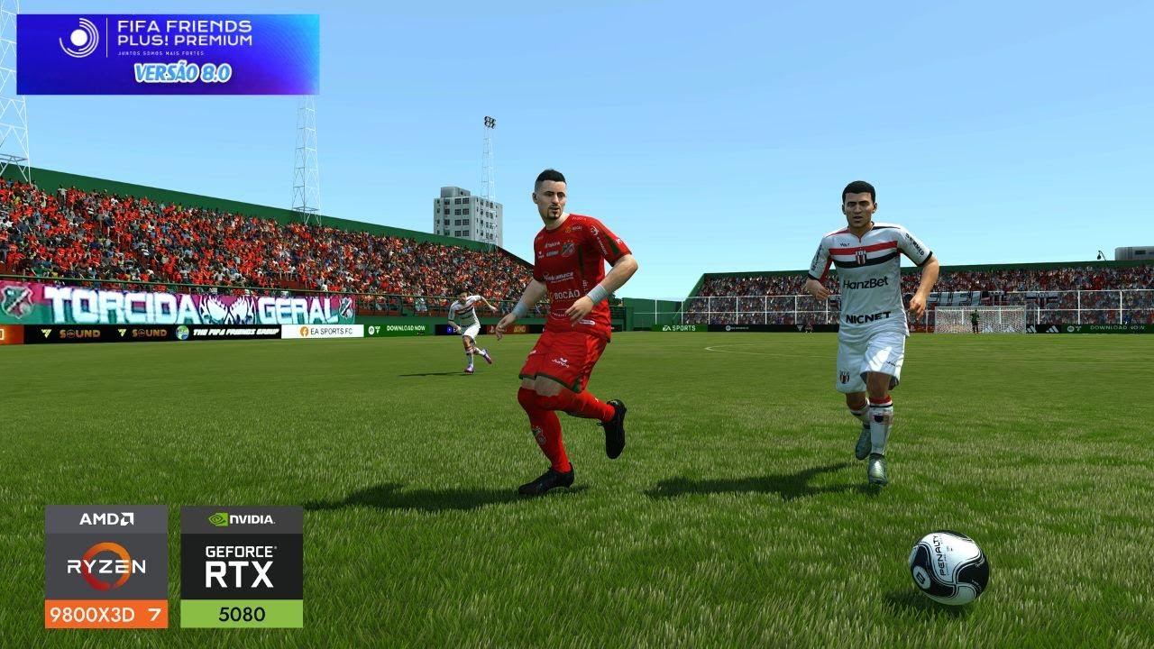 Velo Clube x Botafogo - SP | Estádio Benito Agnelo Castellano [4K 60 FPS] - Gameplay