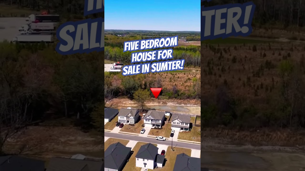 Beautiful & Spacious 5 Bedroom Home for sale in Sumter SC! Perfect for military families! #shawafb