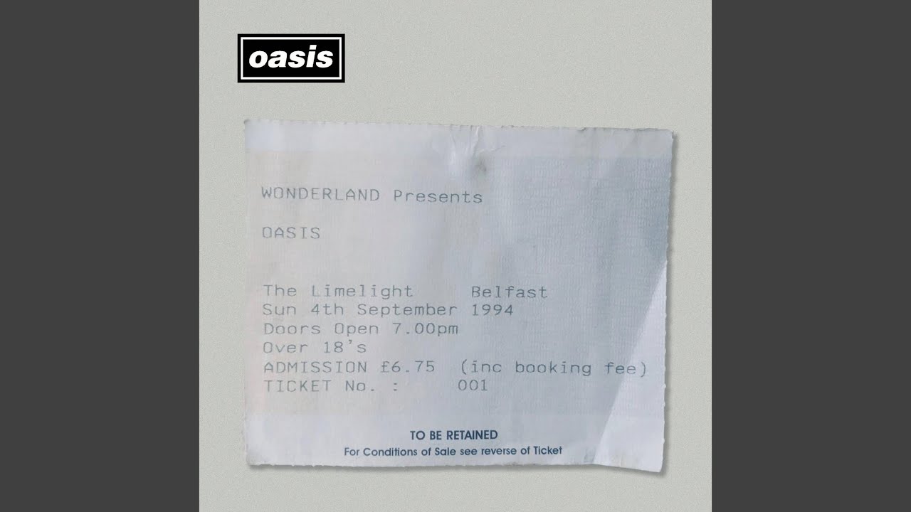 Supersonic (Live at The Limelight, Belfast - 4th September '94)