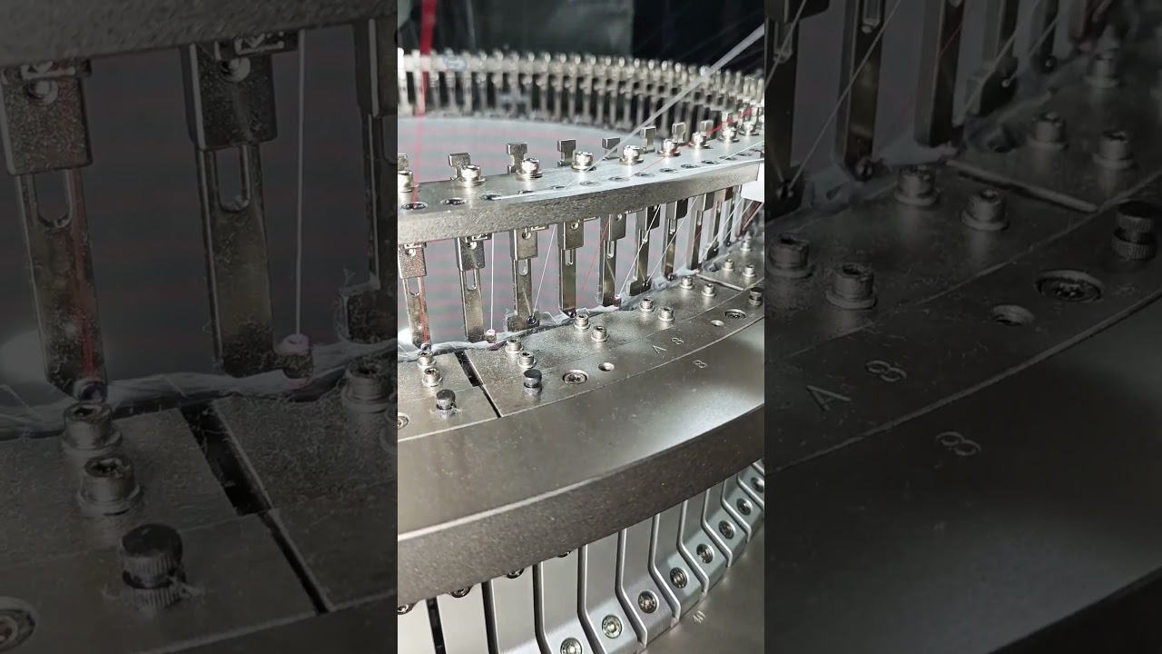 6 track Fleece Circular Knitting Machine #eastino #circularknittingmachine #machine #manufacturing