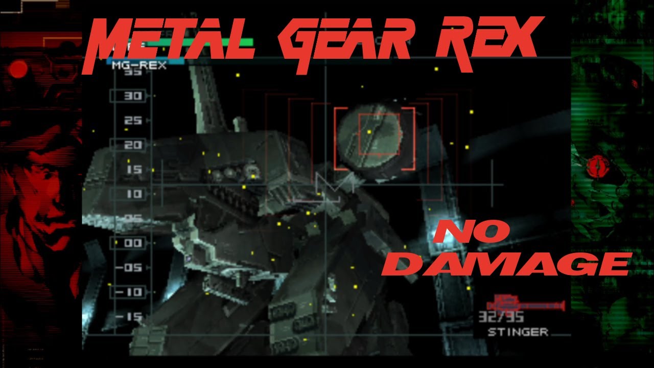 Metal Gear Rex Boss | Metal Gear Solid Master Collection | No Damage | Extreme Difficulty