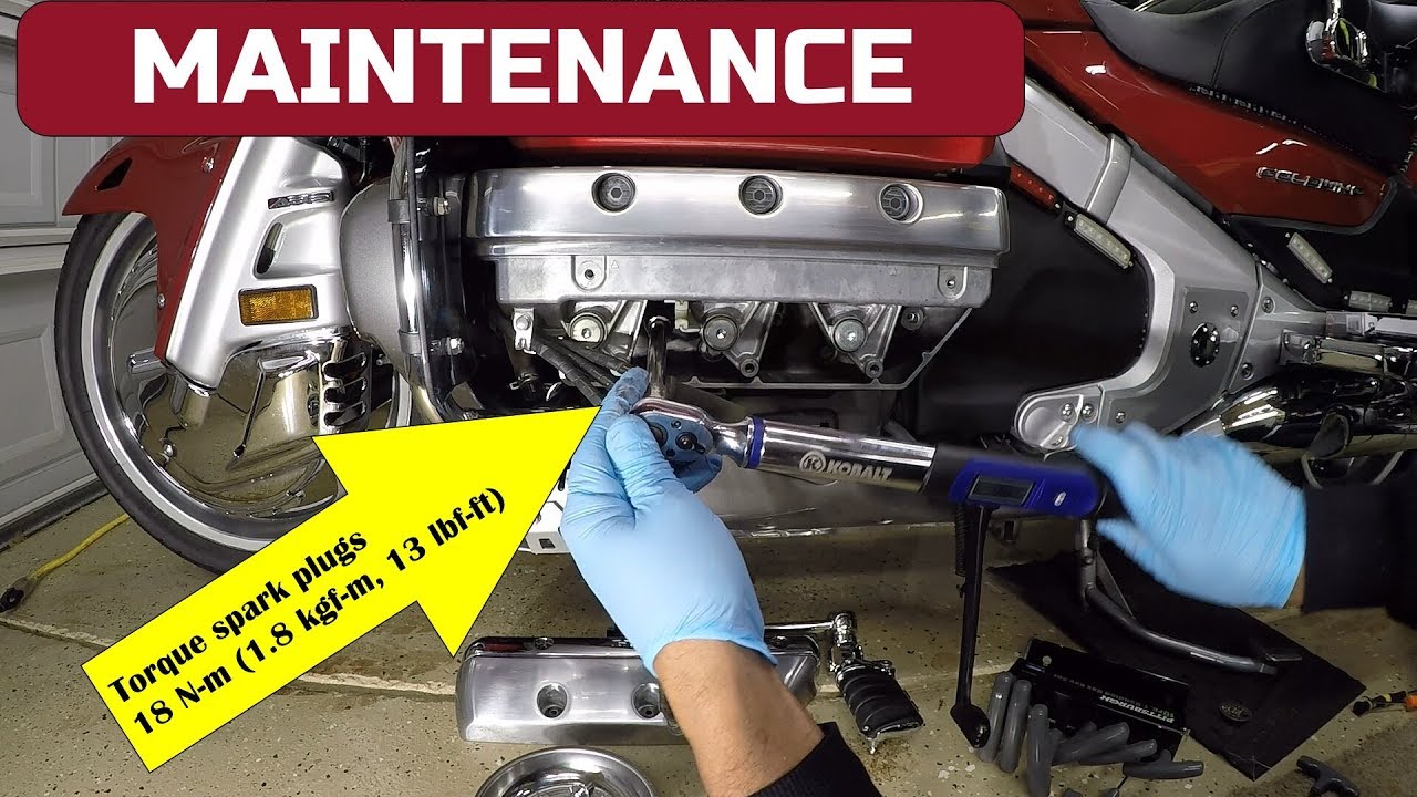 Honda Goldwing Spark Plug Replacement GL1800/F6B
