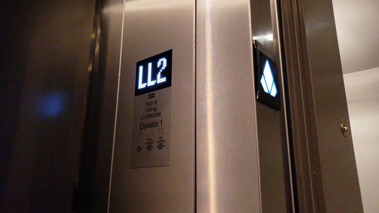 Broke on Camera: KONE MonoSpace MRL Traction Elevators @ The Daxton Hotel, Birmingham, MI