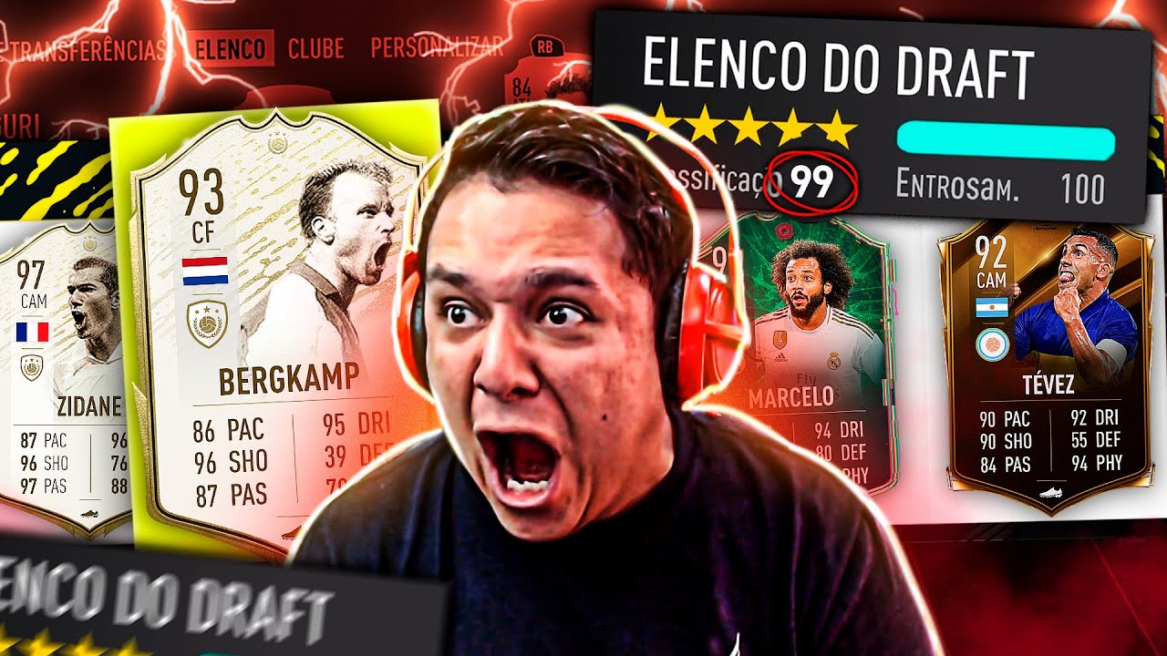 DRAFT DOS MAIORES OVERS!! *DRAMÁTICO* FIFA 20 FUT DRAFT!! 😂😡