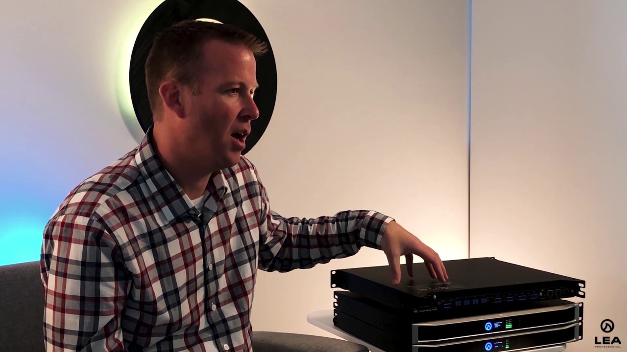 LEA Professional Connect series WiFi amplifier overview