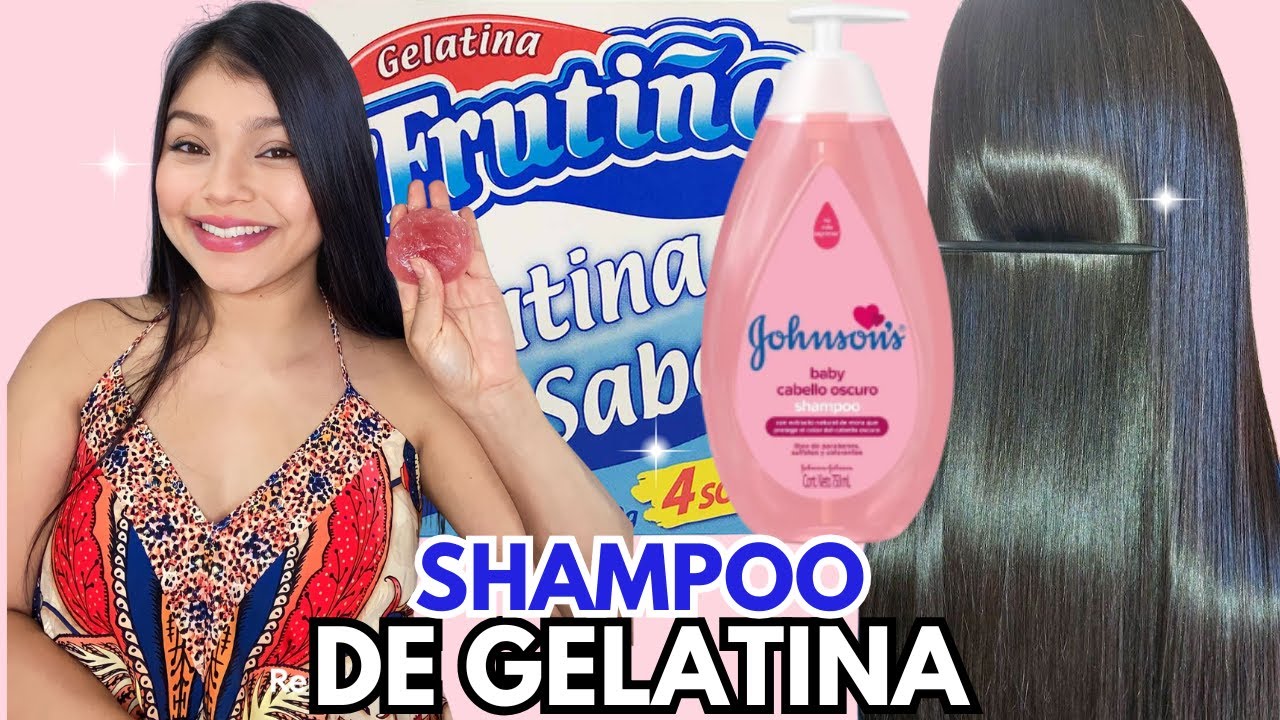SHAMPOO DE GELATINA PARA EL CRECIMIENTO DEL CABELLO