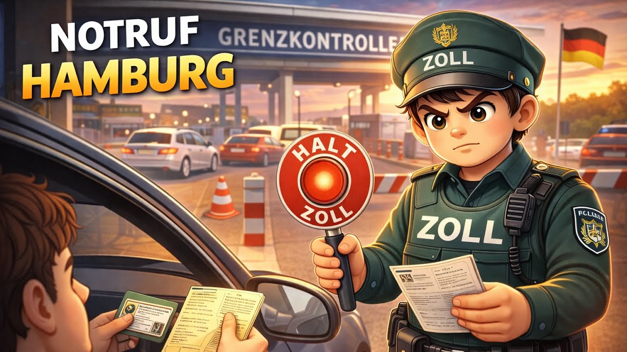 🛃 NOTRUF HAMBURG | ZOLLBEAMTER – Grenzkontrolle & Kontrollen am Start! 🚔🔥
