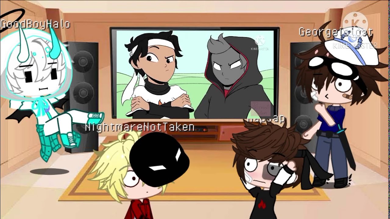 Nightmare team react to dream team]Warning Has a little swearing!|| old video :/