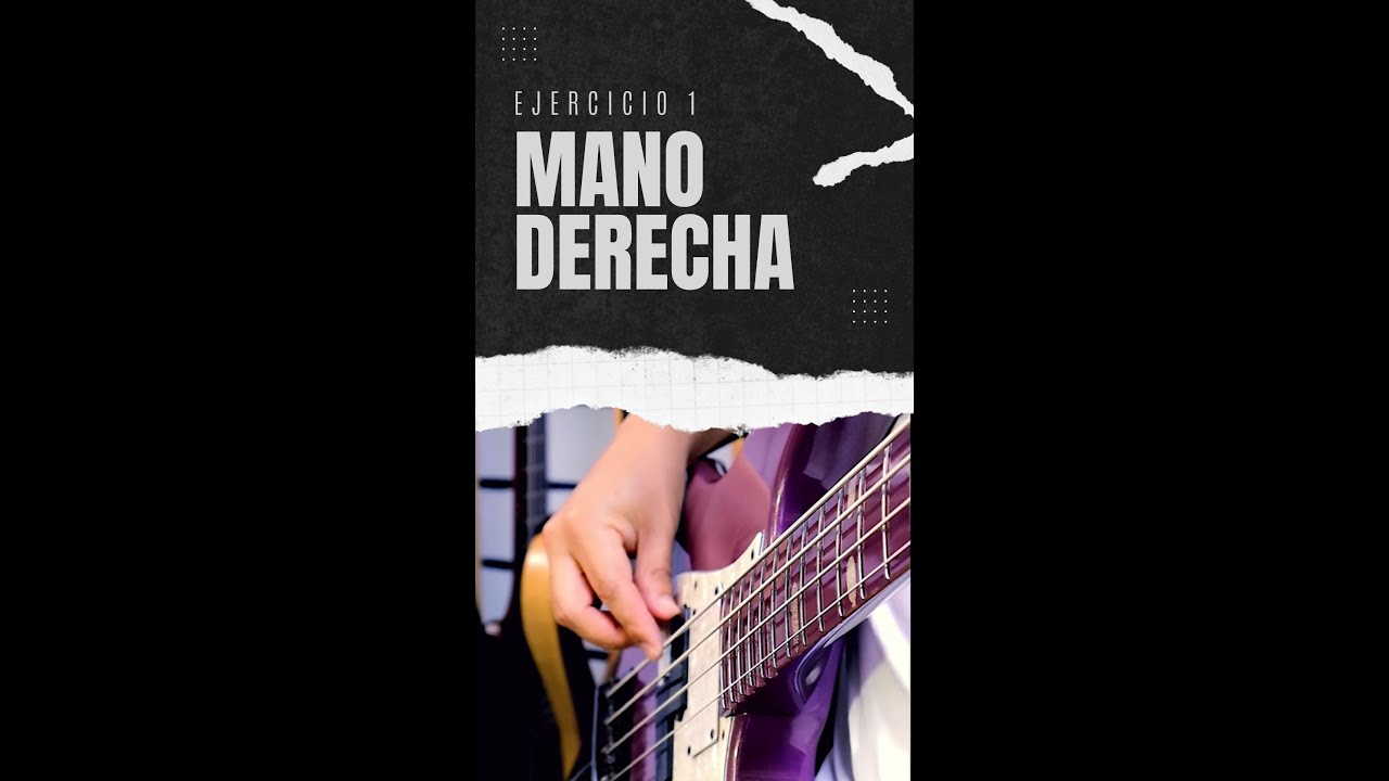 No empieces a tocar El Bajo sin saber esto | Técnica mano derecha - Ejercicio 1 | Bajoestudio