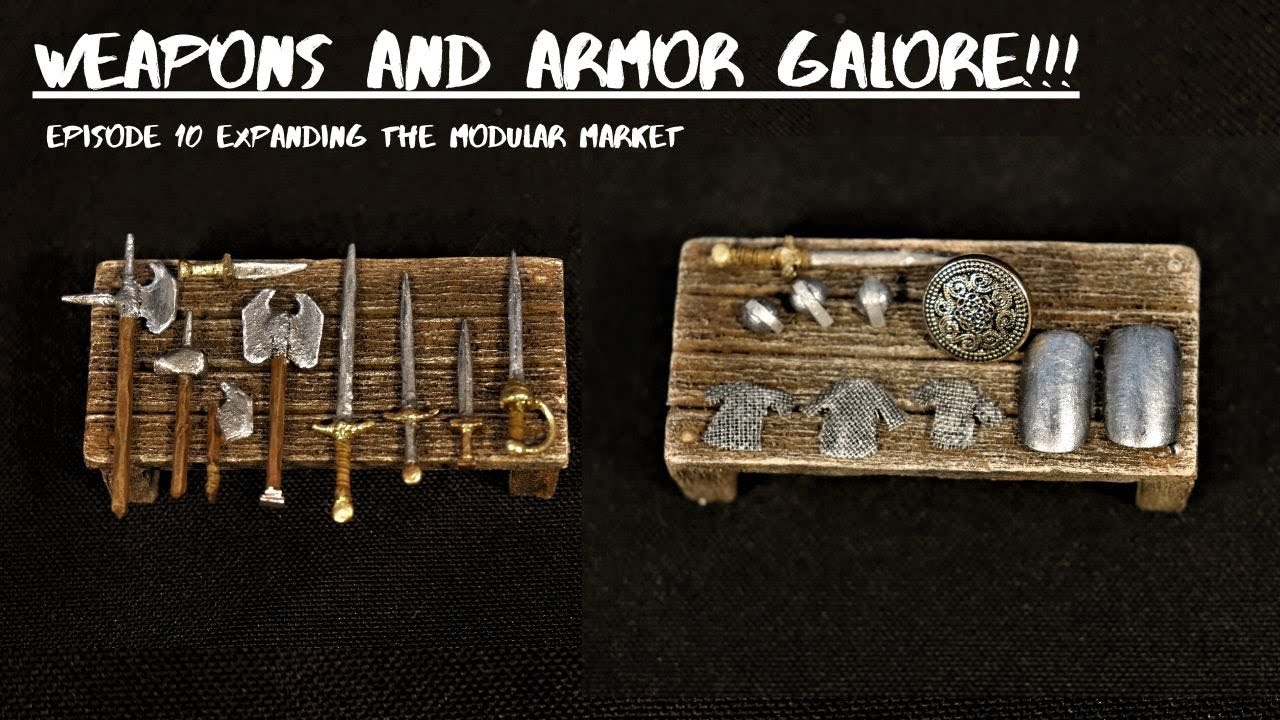 Expanding the Modular Market Stalls: Weapons and Armor [The Artist DM EP 10]