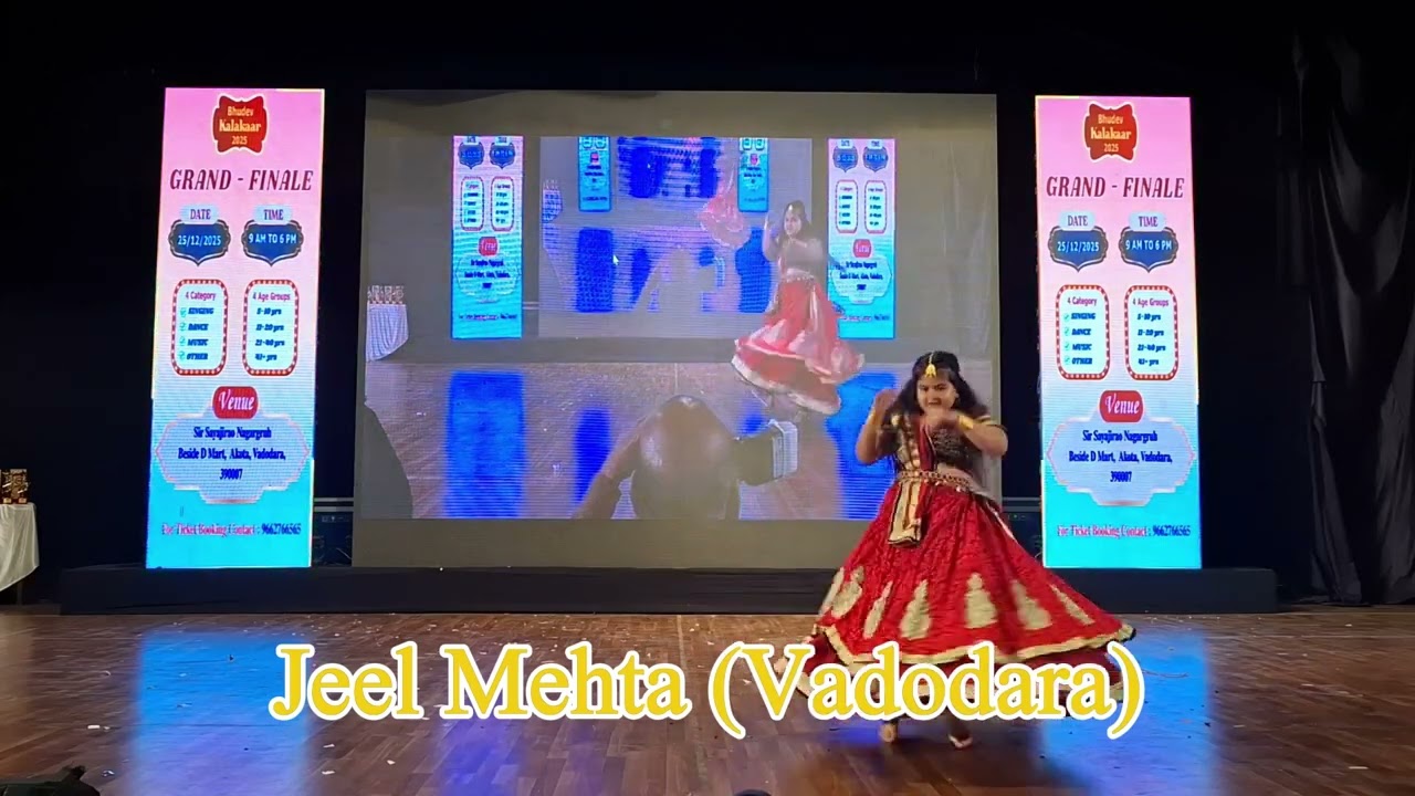 (627) Jeel Mehta - Dance(Vadodara) - Nagada Sang Dhol - 5 to 10 Yrs (Grand Finale 2025)