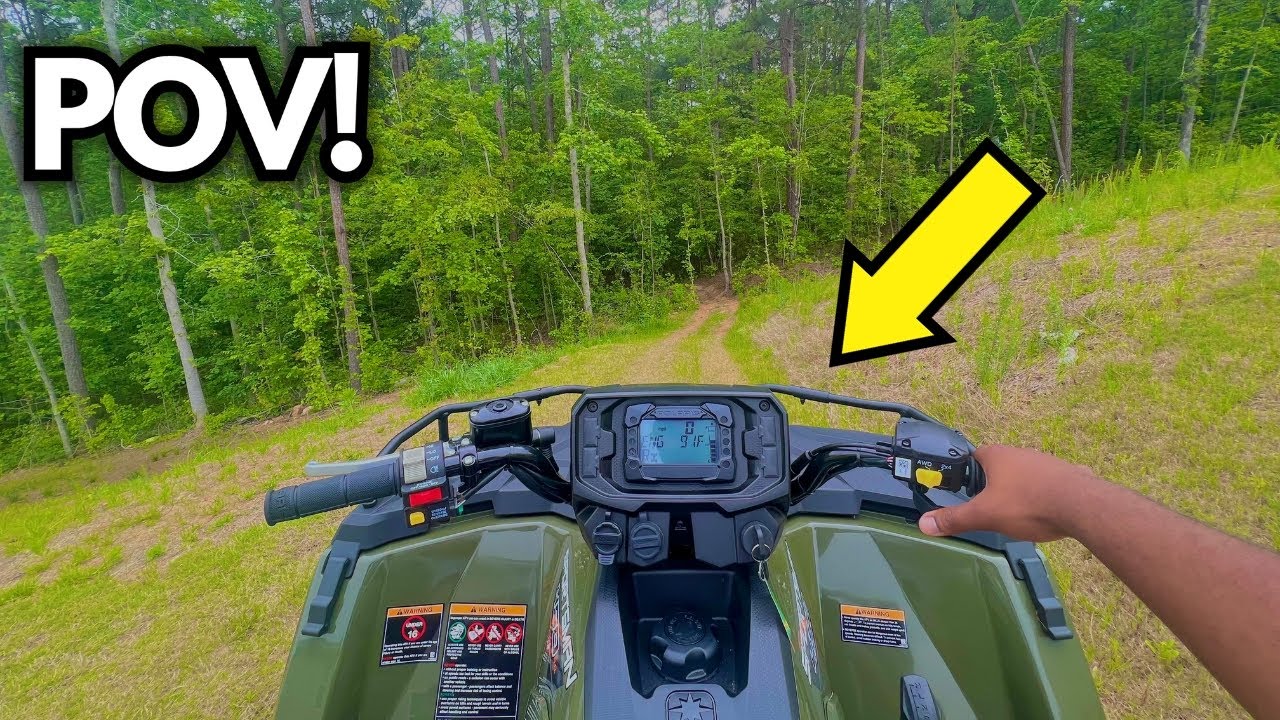 POV Trail Ride On (2023 Polaris Sportsman 450)