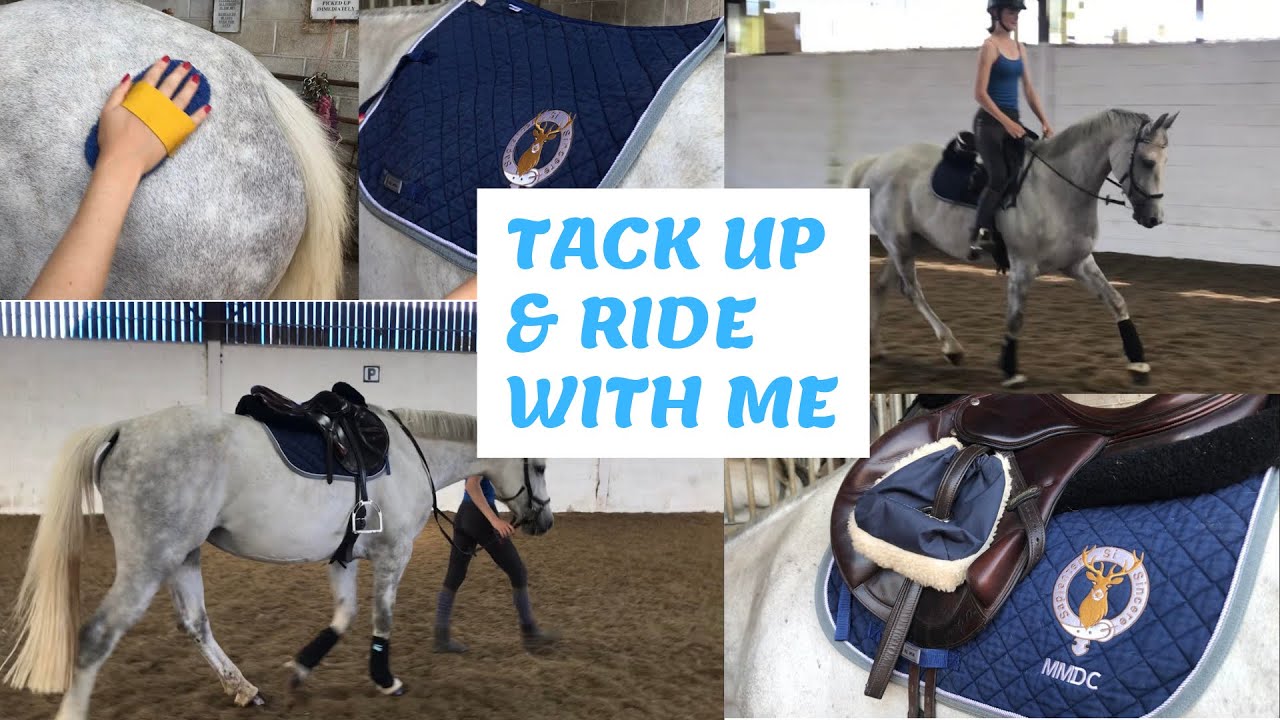 TACK UP & RIDE WITH ME | Voiceover