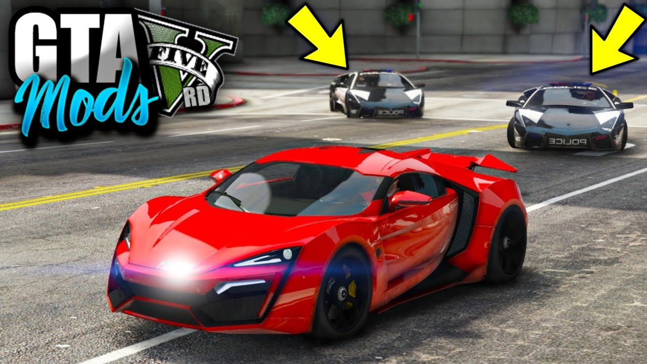 FUGA DA POLICIA DE LYKAN HYPERSPORT DO FILME DO VELOZES E FURIOSOS! - GTA 5 MODS