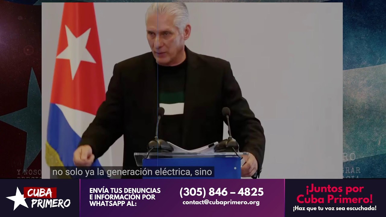 Discurso del Dictador Cubano Diaz Canel