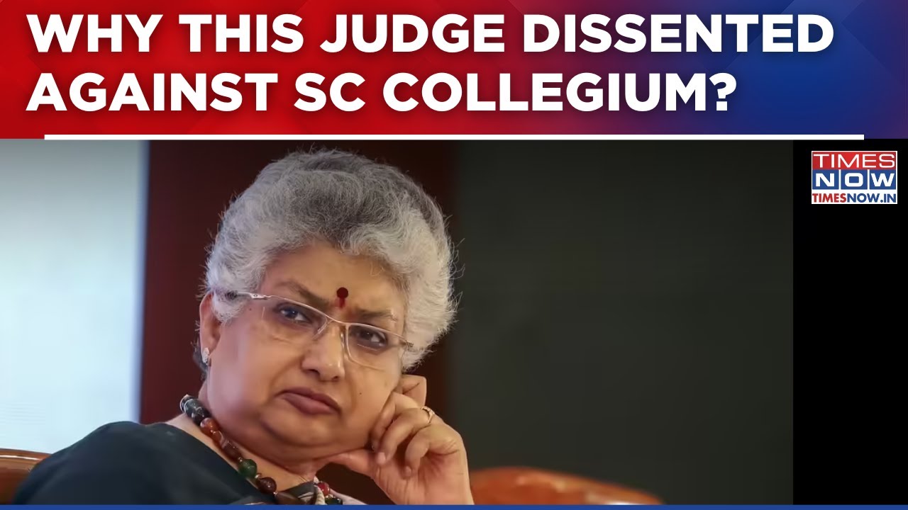 SC: Justice Nagarathna Dissents Against Collegium Recommendation| Why Lens On This Appointment