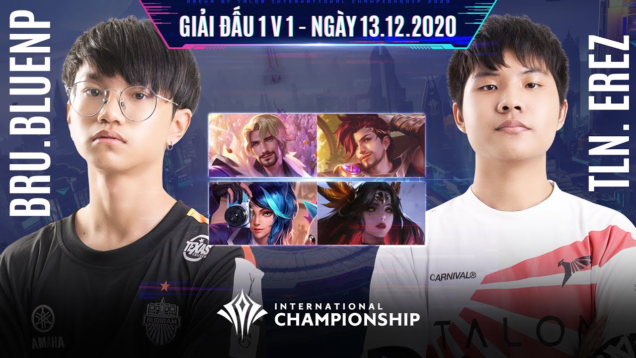 BRU BlueNP vs TLN Erez | B&aacute;n kết giải 1v1 | AIC 2020 [13.12.2020]