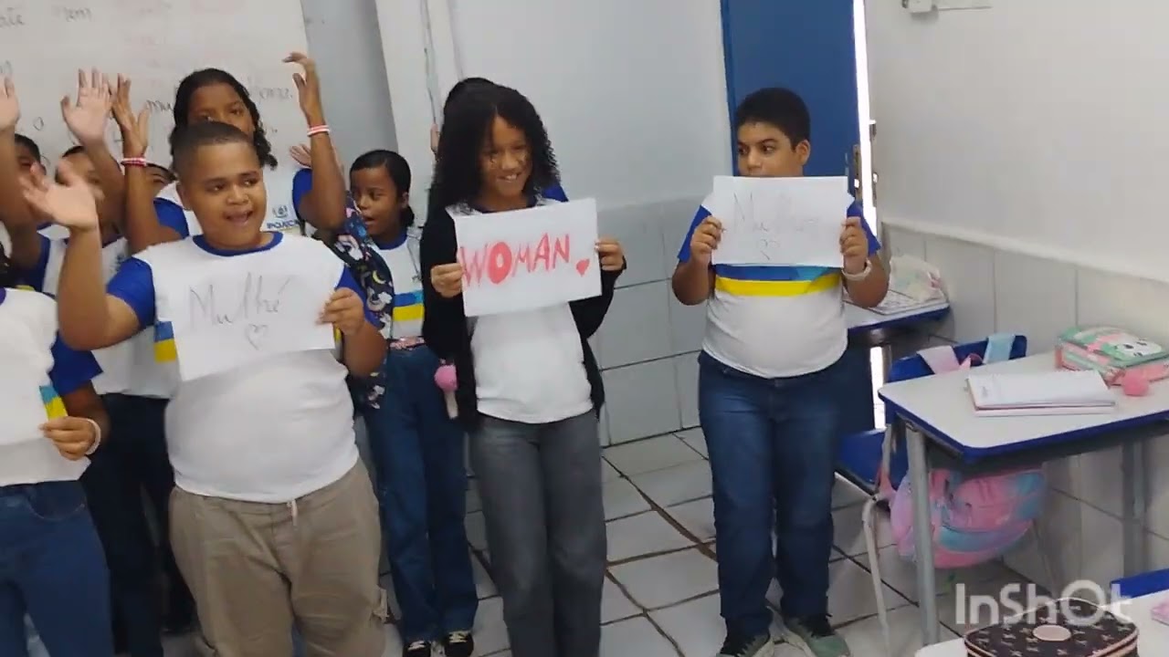 6 de março de 2026. 6° B. Escola Jarbas Passarinho. Camela -Ipojuca/PE. Dia Internacional da Mulher.